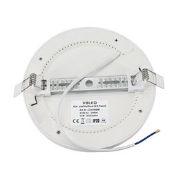 VBLED - LED-Lampe, LED-Treiber, Dimmer online beim Hersteller kaufen|Universal LED Panel Aufbau/Einbau rund extra flach 12W 3000K 840lm