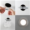 Universele LED paneel opbouw/opbouw Ronde Extra Flat 18W 3000K 1350lm