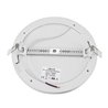 Universele LED paneel opbouw/opbouw Ronde Extra Flat 18W 3000K 1350lm