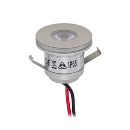 1W VBLED LED Mini Einbauspot "ALDYNE" Seitenstrahlend Minispot - 12VDC - IP65 - 3000K