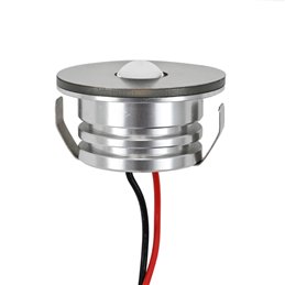 Set van 4 LED Aluminium Mini Inbouwspots 3000K met 6W LED Transformator - Zwart
