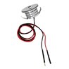 Set van 16 3W LED aluminium mini inbouwspots "Luxonix" warm wit met dimbare voedingseenheid