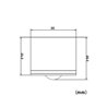 Set of 15 3W LED Mini Spot surface mounted luminaire warm white dimmable with radio power supply unit and remote control