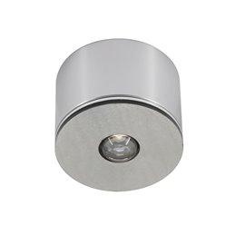 3W LED Mini Recessed Spotlight / Mini Spot / Surface-Mounted Ceiling Spot - Alu, IP65, 3000K