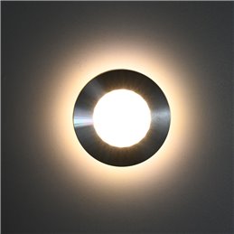 Set de 3 lampes à encastrer LED RGB+WW 12VDC 6W avec télécommande et bloc d'alimentation