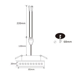 VBLED - LED-Lampe, LED-Treiber, Dimmer online beim Hersteller kaufen|6W RGB+WW 12V DC LED Einbauleuchten mit Eingangs- und Ausgangskabelanschluss