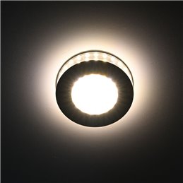 Set di 3 apparecchi da incasso LED RGB+WW 12VDC 6W con comando a parete e alimentatore inclusi