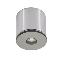 Set of 2 3W LED mini spot/ceiling-mounted spot / IP65 / WW / incl. dimmable power supply unit