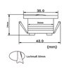 3W Mini faretto da incasso "Pialux" - IP65 - 3000K