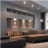 Set of 3 "Pialux" mini recessed spotlights 3W 700mA 190lm warm white with dimmable power supply unit