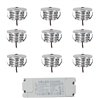 VBLED - LED-Lampe, LED-Treiber, Dimmer online beim Hersteller kaufen|9er Set Mini Einbaustrahler Spot 3W 700mA 160lm warmweiß mit dimmbarem LED-Netzteil