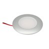 LED inbouwspot 12VDC 3W 3000K warm wit aluminium meubel inbouwlamp IP44