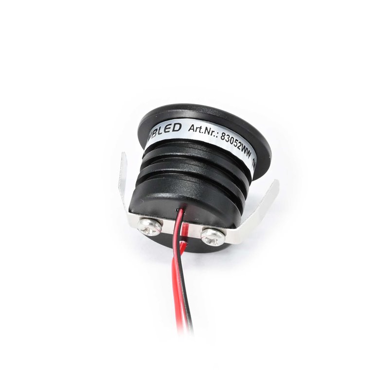 Mini Focos Led empotrados de 1W y 12V, foco empotrable de 25mm