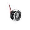 3 KIT "FORTIS" 3W LED aluminium mini recessed spotlight warm white with power supply 12VDC