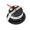 3W LED Mini Inbouwspot - "OCULOS" Minispot - 12V DC - IP44 - 3000K - Zwenkbaar - Zwart