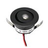 Set de 6 mini spots encastrés LED 3W - "OCULOS" Minispot 3000K avec alimentation radio et télécommande noir