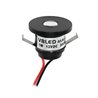 6er-Funk SET -1W VBLED LED Mini recessed spotlight "ALDYNE" black - 12VDC - IP44-3000K 60Lumen