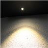 Set van 2 1W LED mini inbouwspots "ALDYNE" zwart - 12VDC met LED transformator