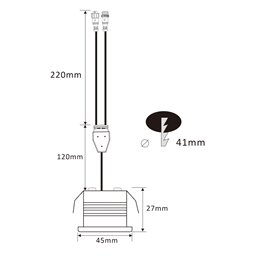 VBLED - LED-Lampe, LED-Treiber, Dimmer online beim Hersteller kaufen|3W RGBW LED Einbaustrahler 12VDC schwarz