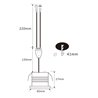 3W RGBW LED inbouwspot 12VDC zwart