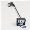1W LED spotlight with 24CM stand - replaceable bulb