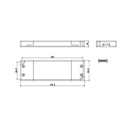 Juego de 3 luminarias empotrables 3X6W Extraplana Ilumina Frontal y Lateral Aluminio 3000K