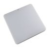 LED ceiling luminaire in aluminium with opal light emission 28W -square