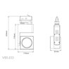 VBLED - LED-Lampe, LED-Treiber, Dimmer online beim Hersteller kaufen|LED Schienenstrahler 25W 4000K