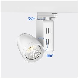 LED-spot voor 3-fase rail 25W 4000K 1850 lumen neutraal wit