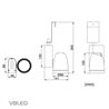 Foco LED iluminación tiendas 25W 4000K 1850 Lumen blanco neutro