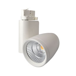 Proyector LED para carril trifásico 25W 4000K 1850 lumen blanco neutro