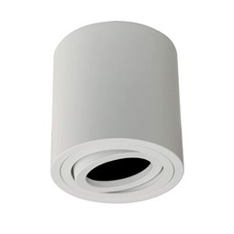 Juego de 3 mini focos de superficie de 1W giratorios y orientables 80lm blanco cálido con fuente de alimentación de 6W 12VDC