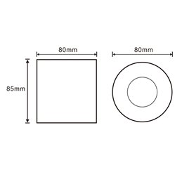 LED ceiling spot / surface-mounted spot swivel incl. LED 5.5W