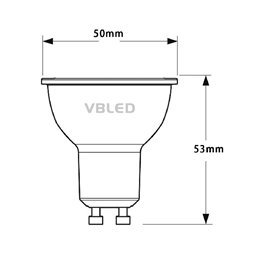 LED ceiling spot / surface-mounted spot swivel incl. LED 5.5W