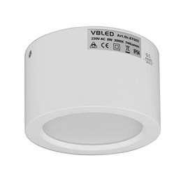 1W Mini LED Surface Mounted Spotlight "Alyana" black 12VDC 3000K