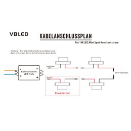 VBLED - LED-Lampe, LED-Treiber, Dimmer online beim Hersteller kaufen|4er KIT - 1W LED Aufbaustrahler "CYLINDRO" Deckenspot 3V 3000K