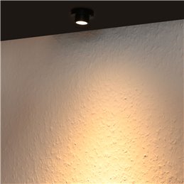 VBLED - LED-Lampe, LED-Treiber, Dimmer online beim Hersteller kaufen|1W LED Aufbaustrahler "CYLINDRO" Deckenspot schwarz 3V 3000K