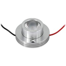 SET di 2 Mini spot LED da soffitto 12VDC 3W 3000K "ESKINAR" orientabili con trasformatore LED