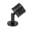 SET of 3 "ENORA" 7W RGBW 12V ceiling spotlights with IR remote control and transformer