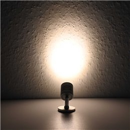 Surface-mounted LED spotlight "ESKINAR" LED wall/ceiling light 3000K 3W, 12VDC