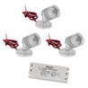 VBLED - LED-Lampe, LED-Treiber, Dimmer online beim Hersteller kaufen|3er SET Mini LED Deckenspot 12VDC 3W 3000K "ESKINAR" schwenkbare mit LED Trafo