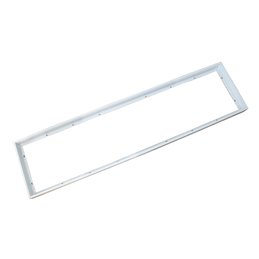 LED mounting frame - metal - Ø68mm - silver - round - NOT swivelling