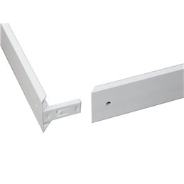 Surface-mounted frame for LED panel (120 cm x 30 cm) quick and easy assembly