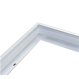 Surface-mounted frame for LED panel (120 cm x 30 cm) quick and easy assembly