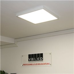 Surface-mounted frame for LED panel (120 cm x 30 cm) quick and easy assembly