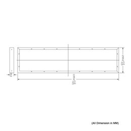 VBLED - LED-Lampe, LED-Treiber, Dimmer online beim Hersteller kaufen|Aufputz-Rahmen für LED Panel (120 cm x 30 cm) schneller und einfacher Aufbau