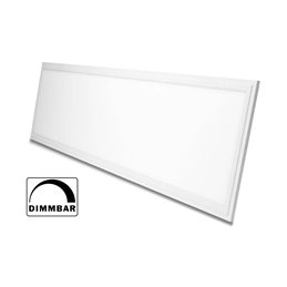 VBLED - LED-Lampe, LED-Treiber, Dimmer online beim Hersteller kaufen|Ultraflache Bauweise LED Panel weiß 120 x 30cm, 4000K 36W Inklusive Seilabhängung Set