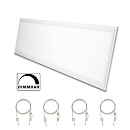 Design ultrapiatto Pannello LED dimmerabile bianco 120 x 30 cm, 4000K 36W