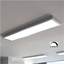 Juego de 3 LED Panel mini ultra planos de 3,5W 3000K con fuente de alimentación LED por radio y mando a distancia