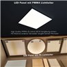 LED Panel (295x1195x8mm) KIT dimmable incl. surface mount frame 36W 4000K Neutral white